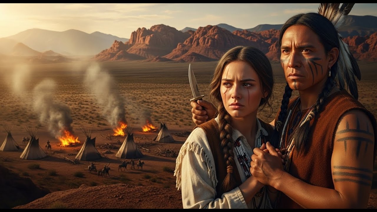 «Troppo brutta per sposarti»,gridò il padre, cacciandola di casa.ma un Apache disse: «La più bella.»