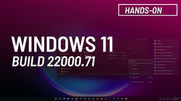 Windows 11 build 22000.71: Transparent context menu, new folder button, movie widget, more