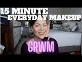 15 MINUTE GRWM! MY EVERYDAY ROUTINE!  *CASUAL VIBE*BRING YOUR SWEATS*:)