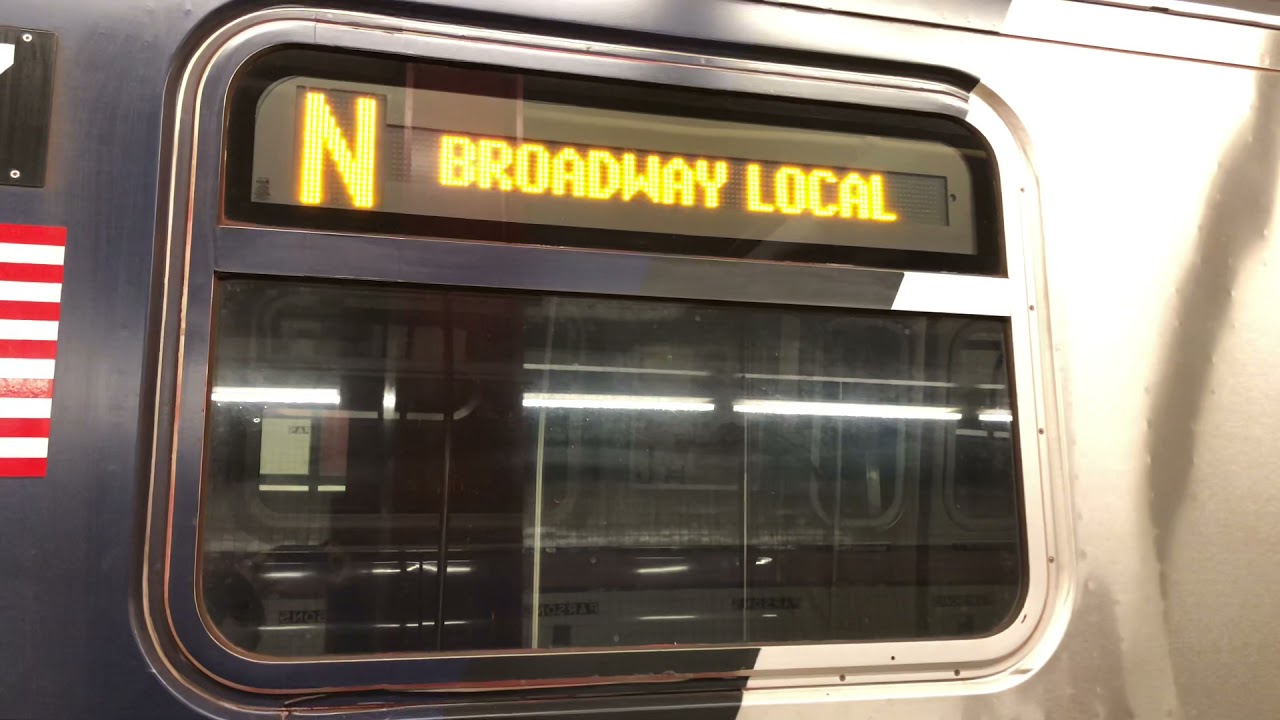 R160 N train display to forest hills 71 avenue - YouTube