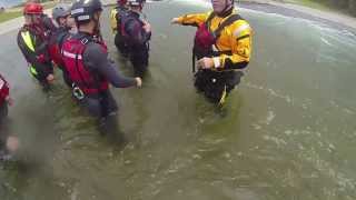 U.S. National Whitewater Center Swift Water Rescue Intro to Eddy Swim Part 1