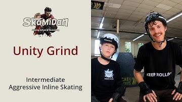 How to Unity Grind in pipes | Trick Clip | Intermediate | Aggressive Inline Skating | SkaMiDan