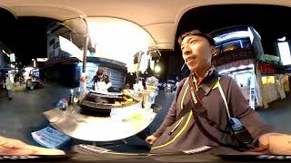 【360度VR】K4 南大門市場の屋台の定番「ホットク」を食べる！韓国ソウルの昼夜問わず大人気グルメ料理 R¡i¡ / Namdaemun Market @ Seoul, Korea  서울 한국