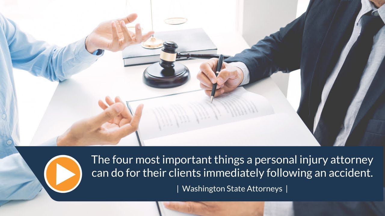 The 4 most important things a PIA can do for their clients immediately following an accident.