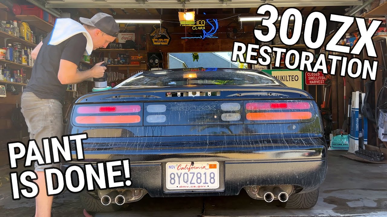 Wet Sanding, Polishing, and Buffing My DIY Paint Job on my Nissan 300ZX