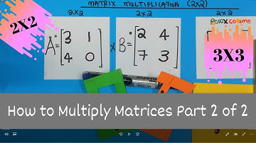 How to multiply Matrices Part 2 of 2