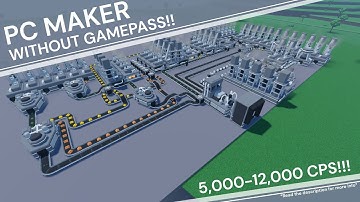 Build Your Factory Tycoon Assembler II Making PC tutorial WITHOUT GAMEPASS!!