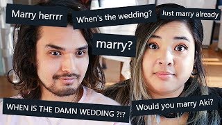 When is the wedding? #AnswerMeSenpai