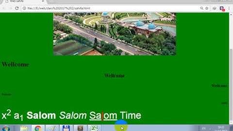 Web dasturlash, 1-dars, 3-qism
