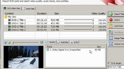 How to Copy (combine / merge) Multiple DVDs to One DVD using NERO Recode