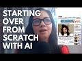Starting Over From Scratch With AI (Setting Up My YouTube Channel Live)