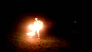 Christy Lynn's Quad Fire Hoop Practice