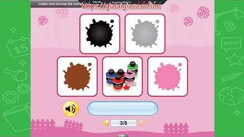 Theme 4 Colors – Lesson 2   i-learn Smart Start 3 (https://gialaigiasu.online - Tiếng Anh lớp 3)