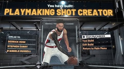 The Best Playmaking Shot Creator Build in NBA2k20