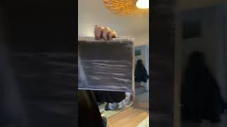 Spectral figure on ocean under moonlight #drawing #charcoal