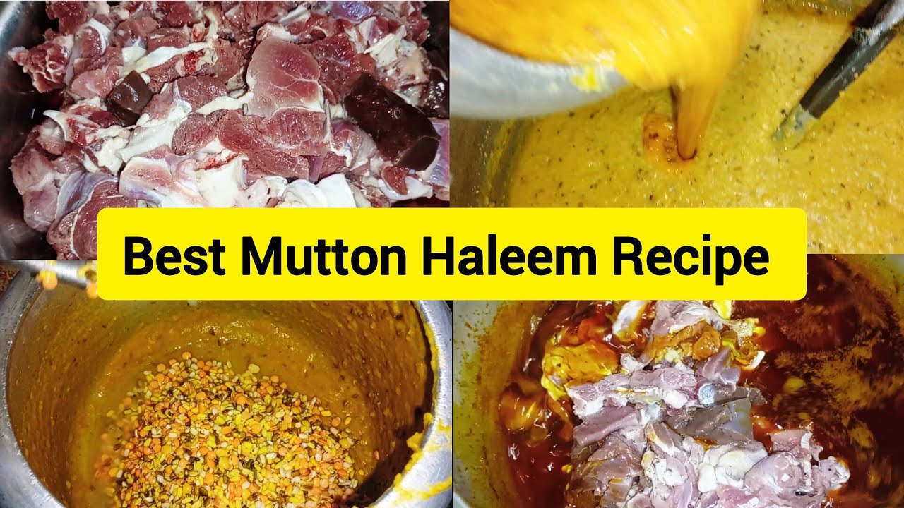 World Famous Mutton Haleem Recipe - Muharram Special Best Haleem/Daleem Recipe - Mutton Curry Recipe