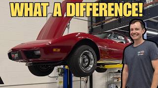 1977 Corvette Gets a MUCH-Needed Upgrade! Dual Exhaust & Tune-Up