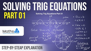 Solving Trig Equations - part 01 | Maths Alpha | Dharana Siriwarnage