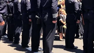 Hundreds honor SLOPD Det. Luca Benedetti funeral procession