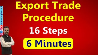 Export Trade Procedure Class 11 Business Studies | Export Trade Process and Documents Class 11