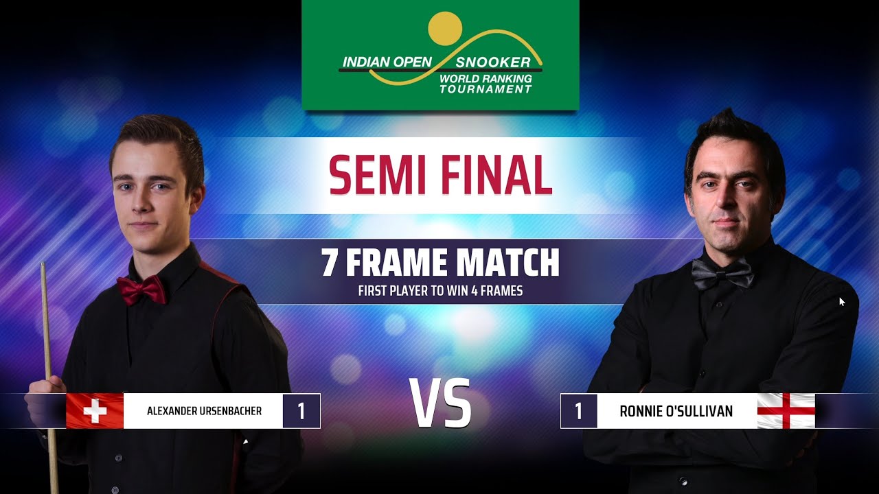 👀 Easy Snooker Big trouble vs Ronnie O'Sullivan - Snooker Semi Final Indian Open Frames 3 & 4 🎱