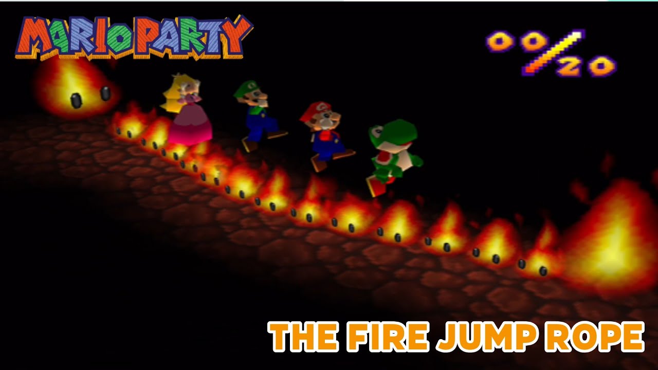 Mario Fire Jump Rope The Fire Jump Rope Short - YouTube