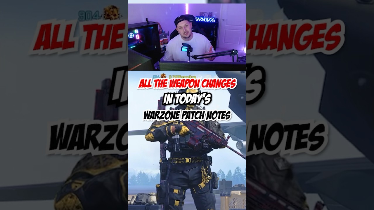 All The Weapon Changes In Today’s Warzone Patch Notes
