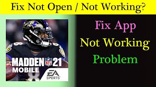 Fix "Madden NFL" App Not Working / App Not Opening Problem Solved Android & Ios screenshot 5