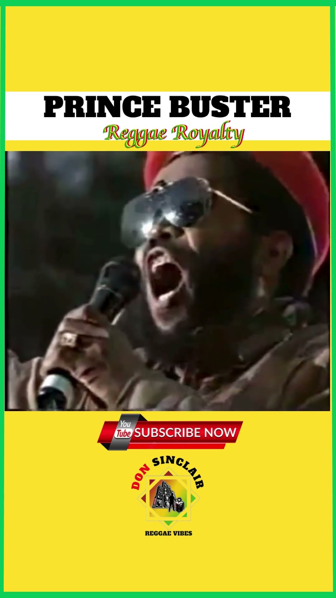 King of Ska Reggae Global Icon Prince Buster Performing Live