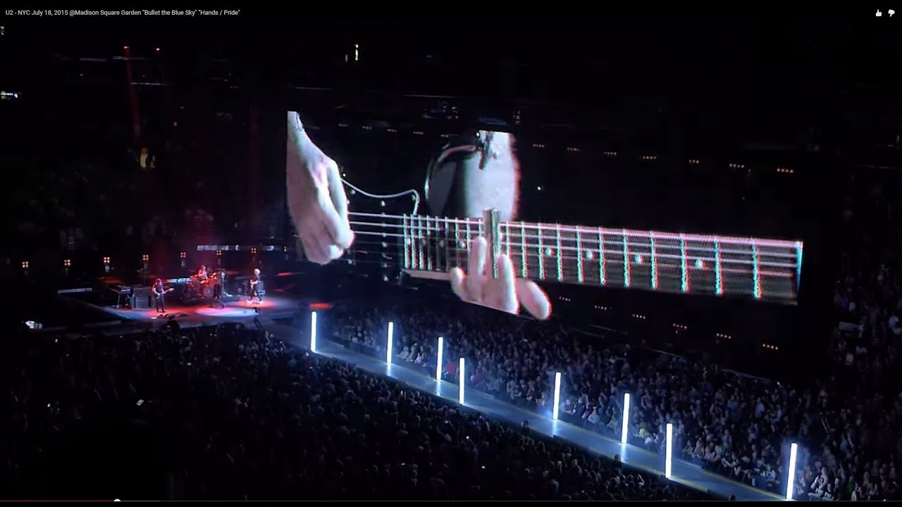 U2 Nyc Bullet The Blue Sky Hands Pride July 18 2015