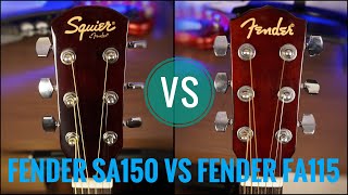 fender SA150 vs Fender FA115 Review and Comparison | Budget Guitars From Fender