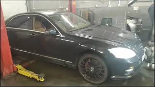 Тест родео гидроподвеска Mercedes S600 W221 V12 BiTurbo BRABUS #mercedes #brabus #amg