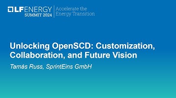 Unlocking OpenSCD: Customization, Collaboration, and Future Vision - Tamás Russ, SprintEins GmbH