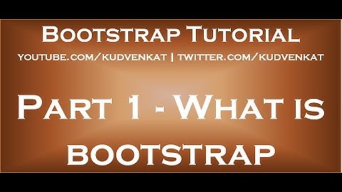 What is bootstrap