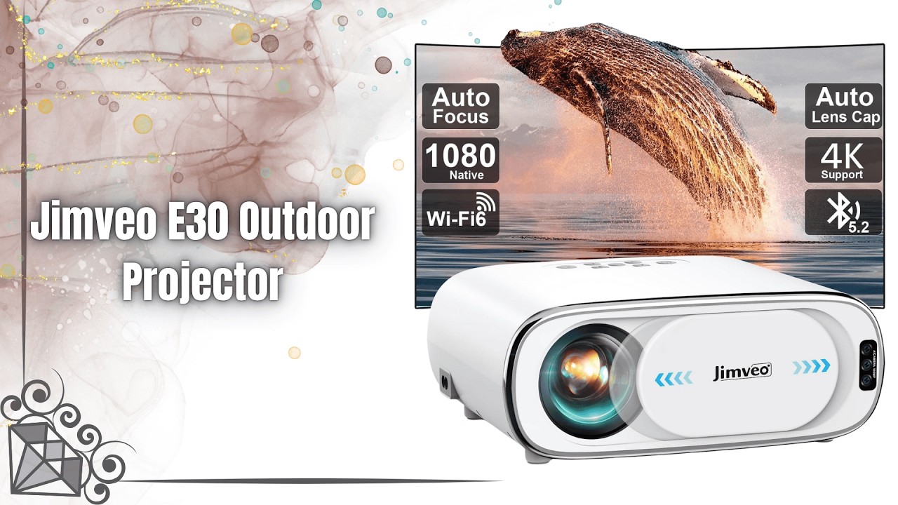 Jimveo E30 Projector Review | Native 1080P Outdoor Projector with