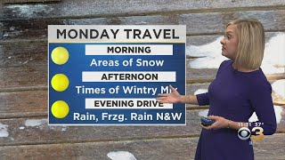 Philadelphia Weather: Wintry Mix Mess For Monday