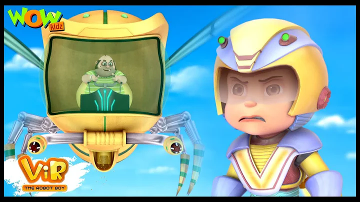Vir The Robot Boy | Hindi Cartoon For Kids | Giant robot bee attack | Animated Series| Wow Kidz