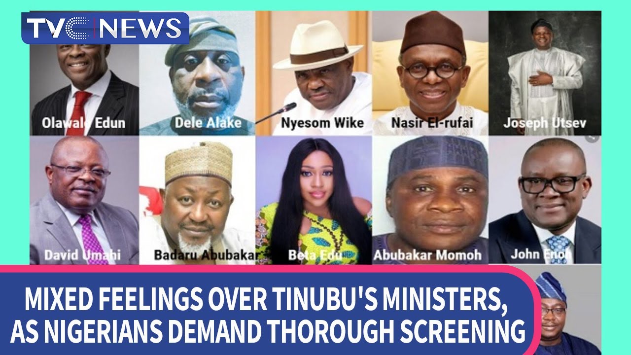 ISSUES WITH JIDE:  Mixed Feelings Over Tinubu’s Ministers, as Nigerians Demand Thorough Screening