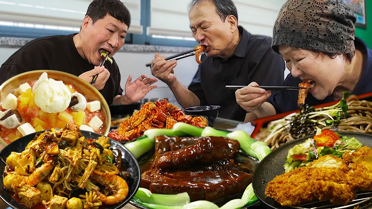 Я угостил родителей всеми модными блюдами китайской и японской кухни!!