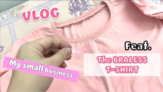 Episode 3 Daily Routine My Small Business Prepping For New Product Launch The Braless Tshirt