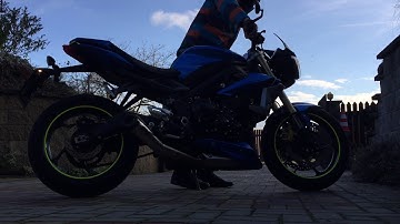 Street triple sc project no db killer