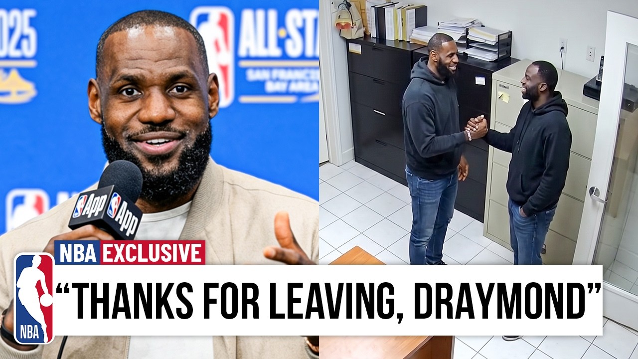 LeBron James COMMENTS on Warriors Trade Following Draymond Green's Exit
