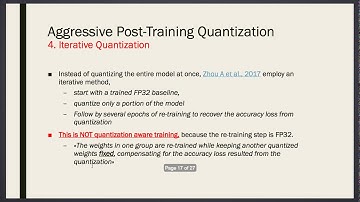 EE545 (Week 6) More on Quantization and Quantization Aware Training (Part IV)