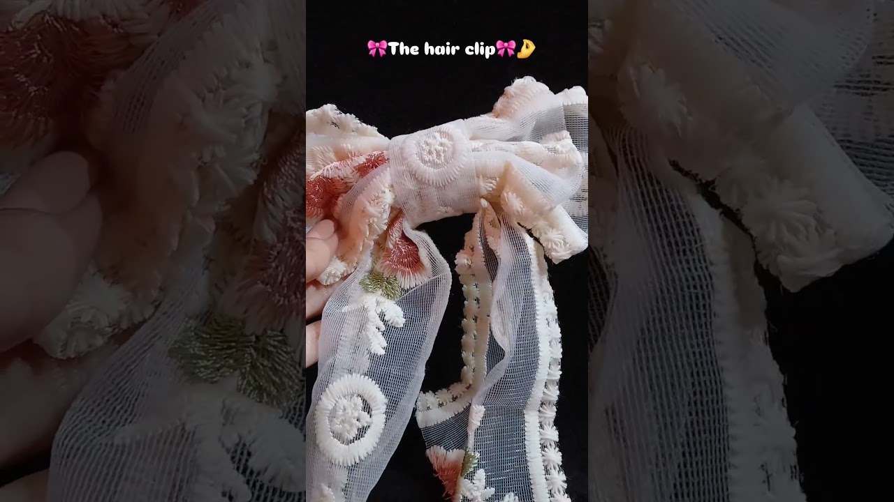 The bow hair clip u will fall in love with🎀😍🫠 