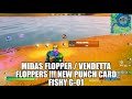 HOW AND WHERE TO FIND THE MIDAS FLOPPER AND VENDETTA FLOPPER FORTNITE CHAPTER 2 SEASON 4 !!!