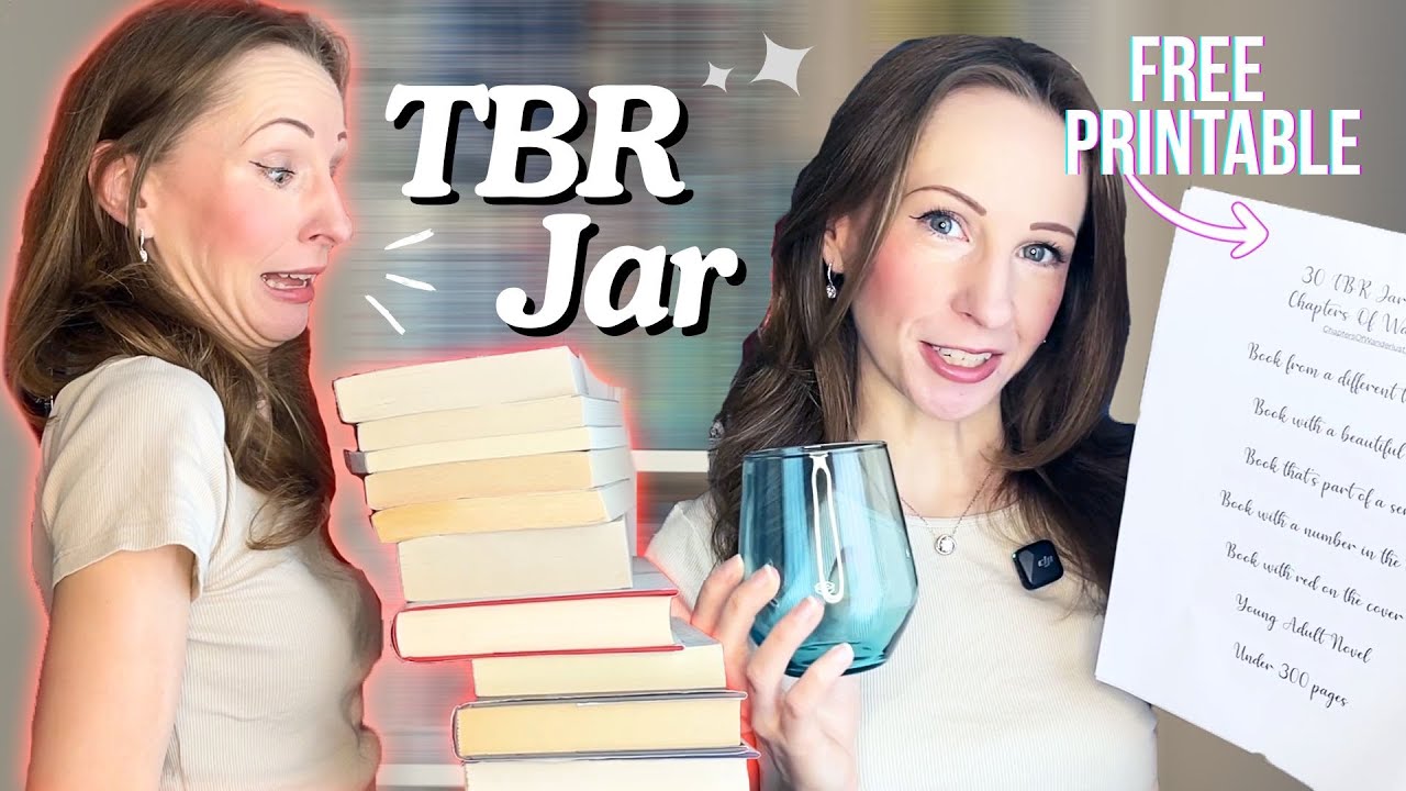 TBR jar prompts pick my August reads + FREE printable to make your own! *August TBR*