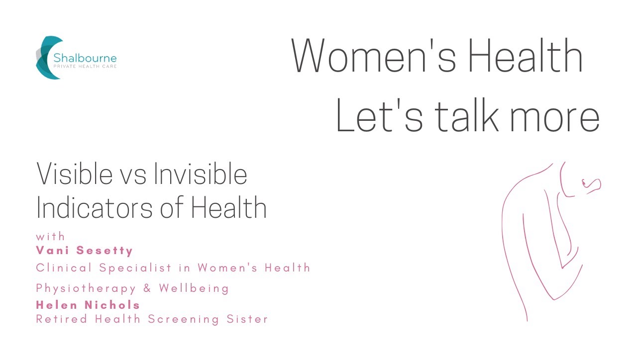 Visible vs Invisible Indicators of Women's Health YouTube