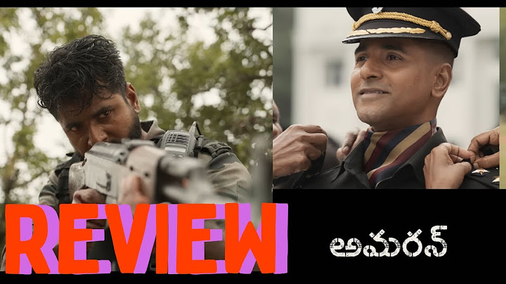 Amaran Movie Review | Siva karthikeyan | Sai Pallavi | G V Prakash