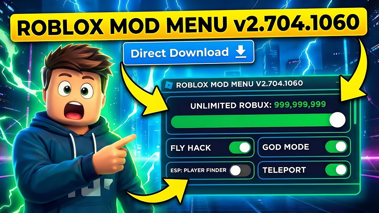 Roblox Mod Menu V2.704.1060 Apk | Roblox Mod Apk Unlimited Robux | Roblox Mod Menu 2026