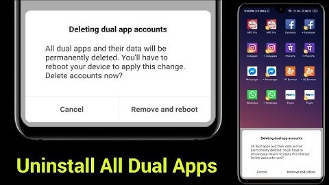 How To Delete All Dual Apps In Redmi Phone | Dual Apps Ko 1 Click Me Uninstall Kaise Kare